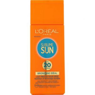 LOREAL Sublime Sun Bronzage Idéal Lait Protecteur Irisé FPS20 200ml